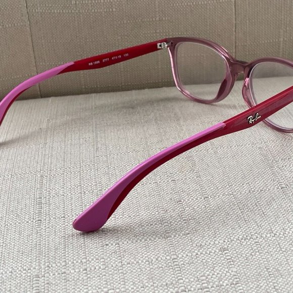 Ray-Ban RB1586 Women Eyeglasses Frame Red/Pink Tone Glasses 47[]16 130 - Picture 6 of 11